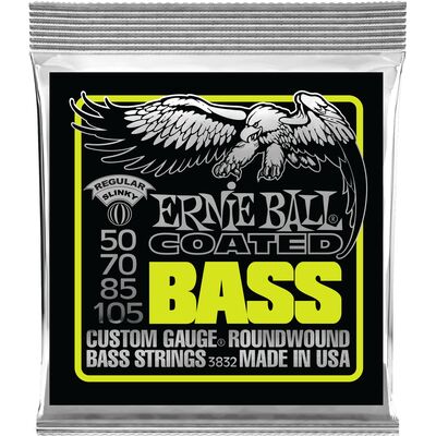 Ernie Ball 3832 Coated Regular Slinky Bass 50-105 basszus gitárhúr