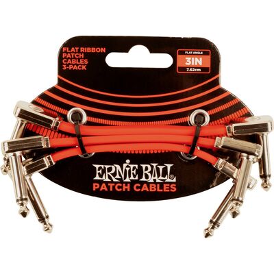 Ernie Ball 6401 Flat Ribbon 7,5 cm narancs patchkábel szett