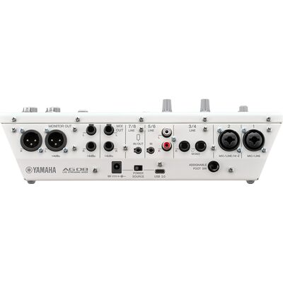 Yamaha AG08 WH live streaming keverő