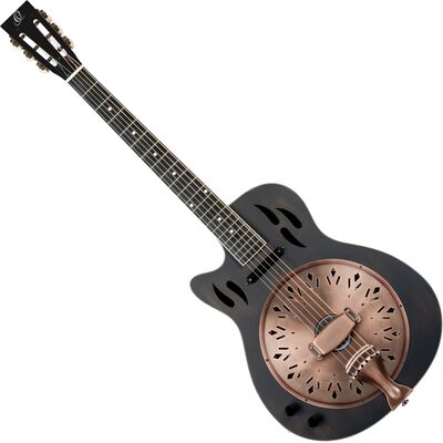 Ortega RRG40CE-DBK-L balkezes rezonátoros gitár