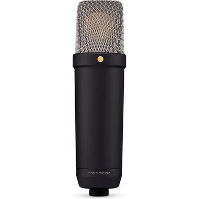 RODE NT1 5th Generation nagymembrános XLR/USB kondenzátormikrofon csomag - fekete