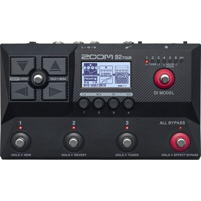 Zoom B2 FOUR basszusgitár padló multieffekt