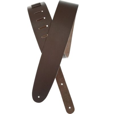 D'Addario 20BL01 Basic Leather barna gitárheveder