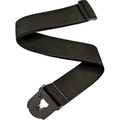 D'Addario PWSPL200​ Planet Lock Poly Pro fekete gitárheveder