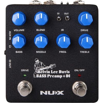 NUX NBP-5 Bass Preamp és DI effektpedál
