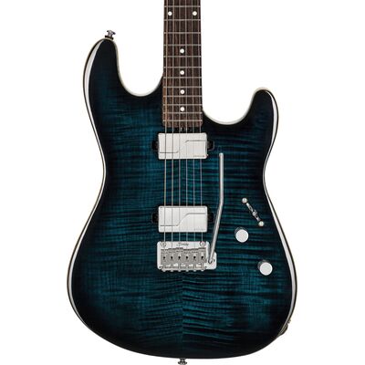 Sterling by Music Man Sabre Deep Blue Burst elektromos gitár