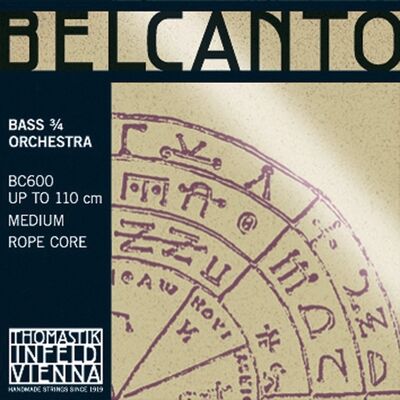 Thomastik BC600 Belcanto Rope Core (644.660) 3/4 nagybőgő húrkészlet