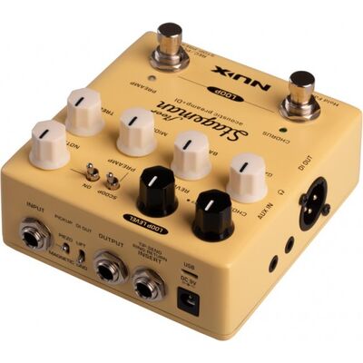 NUX Stageman Floor akusztikus preamp és DI pedál