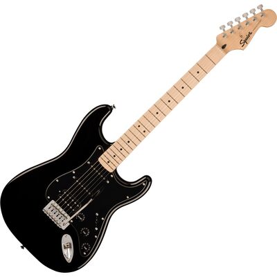 Squier Sonic Stratocaster HSS MN Black elektromos gitár