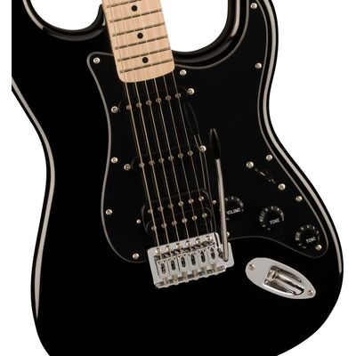 Squier Sonic Stratocaster HSS MN Black elektromos gitár