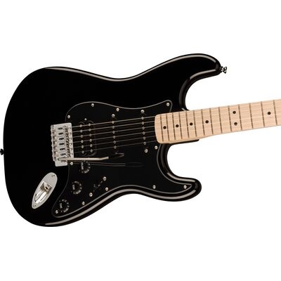 Squier Sonic Stratocaster HSS MN Black elektromos gitár