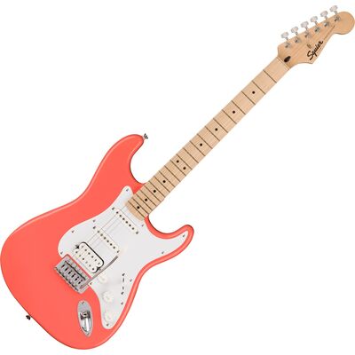 Squier Sonic Stratocaster HSS MN Tahitian Coral elektromos gitár