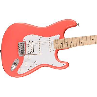 Squier Sonic Stratocaster HSS MN Tahitian Coral elektromos gitár