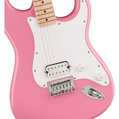 Squier Sonic Stratocaster HT H MN Flash Pink elektromos gitár