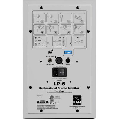 Kali Audio Project Lone Pine LP-6 White V2 aktív kétutas stúdió monitor hangfal