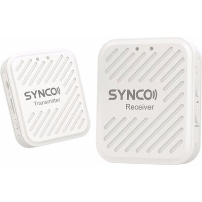 SYNCO WAir-G1(A1) ultrakompakt vezetéknélküli csiptetős mikrofonrendszer, fehér (2.4GHz)