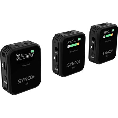 SYNCO WAir-G2(A2) ultrakompakt vezetéknélküli csiptetős duális mikrofonrendszer (2.4GHz)