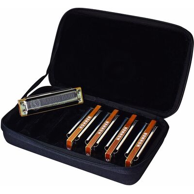 Hohner Marine Band 1896 Classic 5-Pack szájharmonika szett