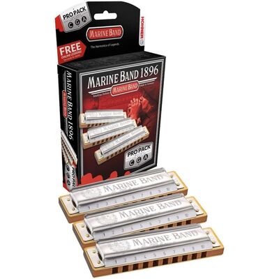 Hohner Marine Band 1896 Classic Pro-Pack szájharmonika szett