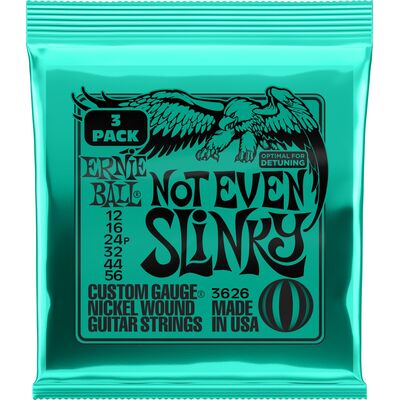 Ernie Ball 3626 Nickel Wound Not Even Slinky 12-56 3 pack elektromos gitárhúr csomag