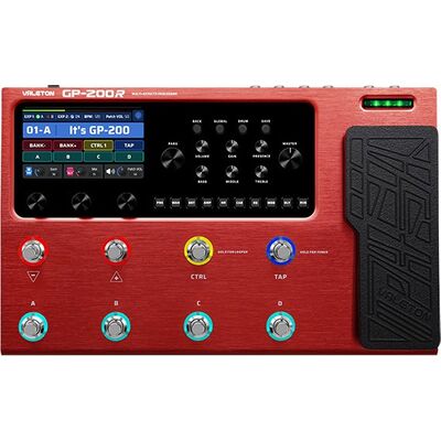 Valeton GP-200R multi-effekt processzor pedál, piros