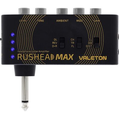 Valeton Rushead Max, mini fejhallgató erősítő gitárhoz