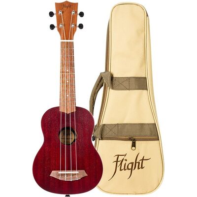 Flight NUS380 (piros) szoprán ukulele