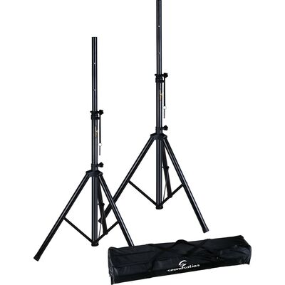 Soundsation SPST-SET70-BK hangfalállvány szett hordozó tokkal