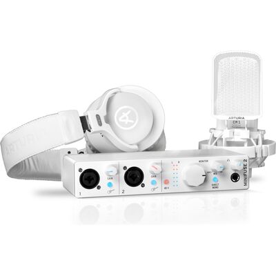 Arturia MiniFuse Recording Pack White hangfelvételi stúdió csomag
