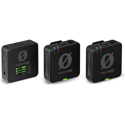 RODE Wireless PRO professzionális komapkt kétcsatornás vezeték nélküli csíptetős mikrofon szett