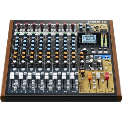 TASCAM Model 12 analóg keverő/soksávos hangfelvevő/USB hangkártya/DAW kontroller