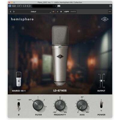 Universal Audio SC-1 modellező nagymembrános kondenzátormikrofon