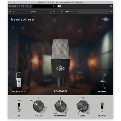 Universal Audio SC-1 modellező nagymembrános kondenzátormikrofon