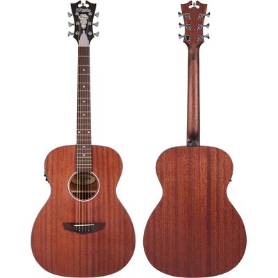 D'Angelico Premier Tammany LS Natural Mahogany Satin elektro-akusztikus gitár