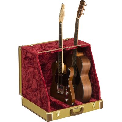 Fender Classic Series Case Stand Tweed keménytokos gitárállvány 3 gitár számára