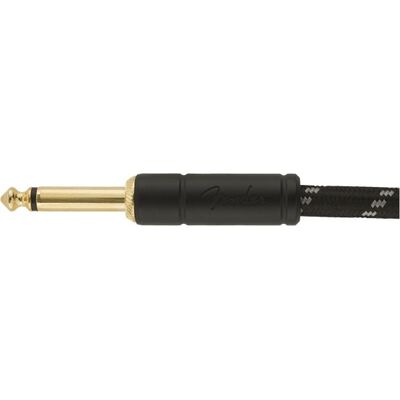 Fender Deluxe Series 5,5 m Black Tweed pipás gitárkábel