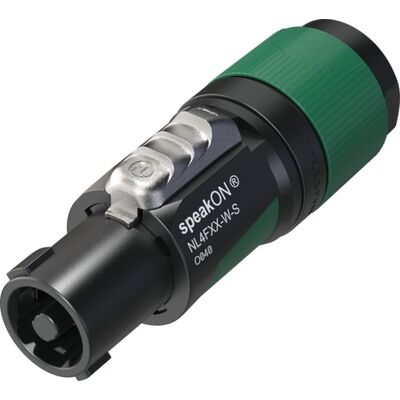 Neutrik NL4FXX-W-S 4 pólusú speakON hangfalcsatlakozó