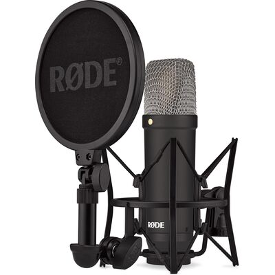 RODE NT1 Signature Series nagymembrános kondenzátormikrofon csomag - fekete