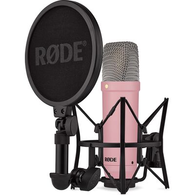 RODE NT1 Signature Series nagymembrános kondenzátormikrofon csomag - rózsaszín