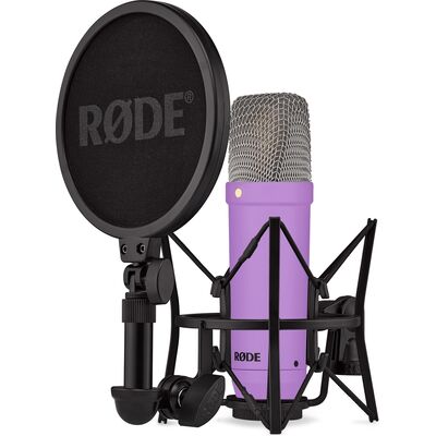 RODE NT1 Signature Series nagymembrános kondenzátormikrofon csomag - lila