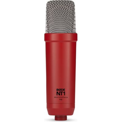 RODE NT1 Signature Series nagymembrános kondenzátormikrofon csomag - piros