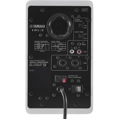 Yamaha HS3 White aktív kétutas stúdió monitor hangfalpár