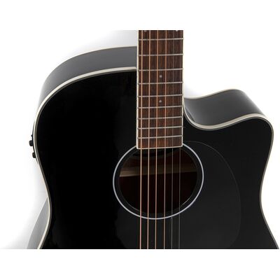 Applause AED96-5HG Wood Classics Black Gloss elektro-akusztikus gitár