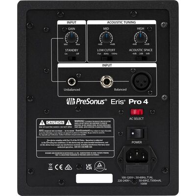 PreSonus Eris Pro 4 aktív kétutas koaxiális stúdió monitor hangfal