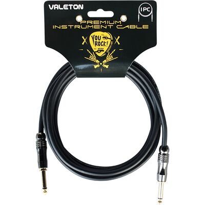 Valeton VGC-3 3 m fekete prémium hangszerkábel