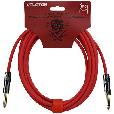 Valeton VGC-5R 5 m piros prémium hangszerkábel