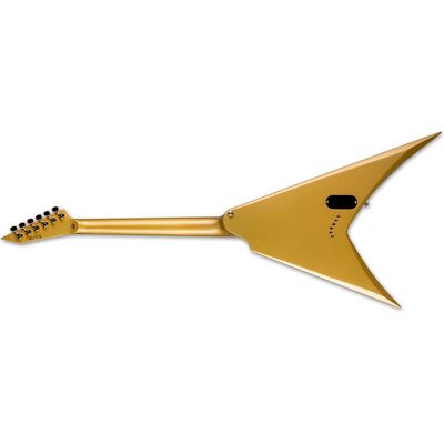 ESP LTD KH-V Metallic Gold Kirk Hammett Signature elektromos gitár