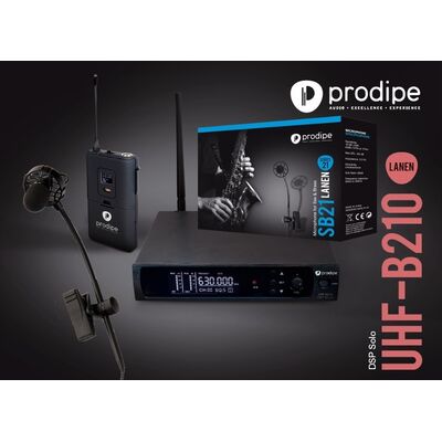 Prodipe UHF DSP SB21 Lanen vezeték nélküli hangszermikrofon szett szaxofonhoz és rézfúvósokhoz