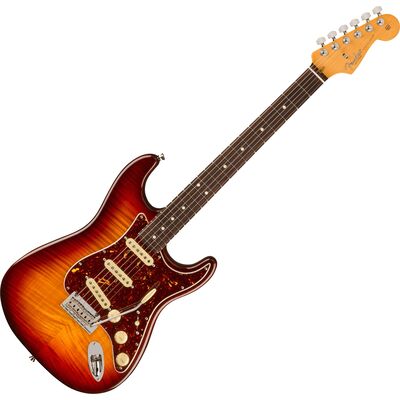 Fender 70th Anniversary American Professional II Stratocaster RW Comet Burst elektromos gitár