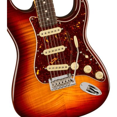 Fender 70th Anniversary American Professional II Stratocaster RW Comet Burst elektromos gitár